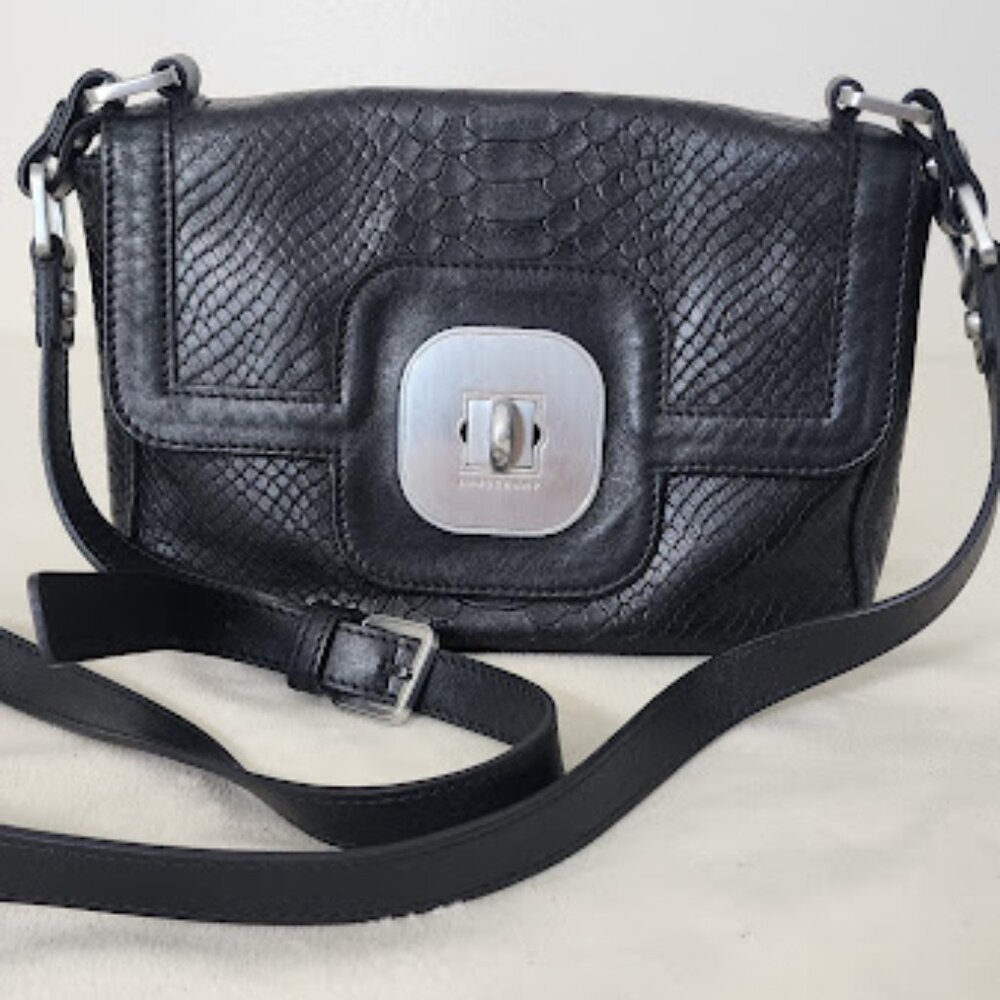 Longchamp Gatsby Embossed leather shoulder/crossbody. Gorgeous and not common.